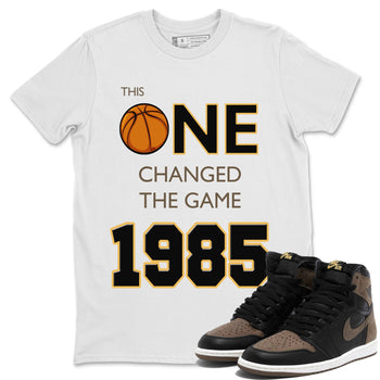 Air Jordan 1 Palomino shirt to match jordans Changed The Game sneaker tees Air Jordan 1 High OG Retro Palomino SNRT Sneaker Release Tees Unisex White 1 T-Shirt