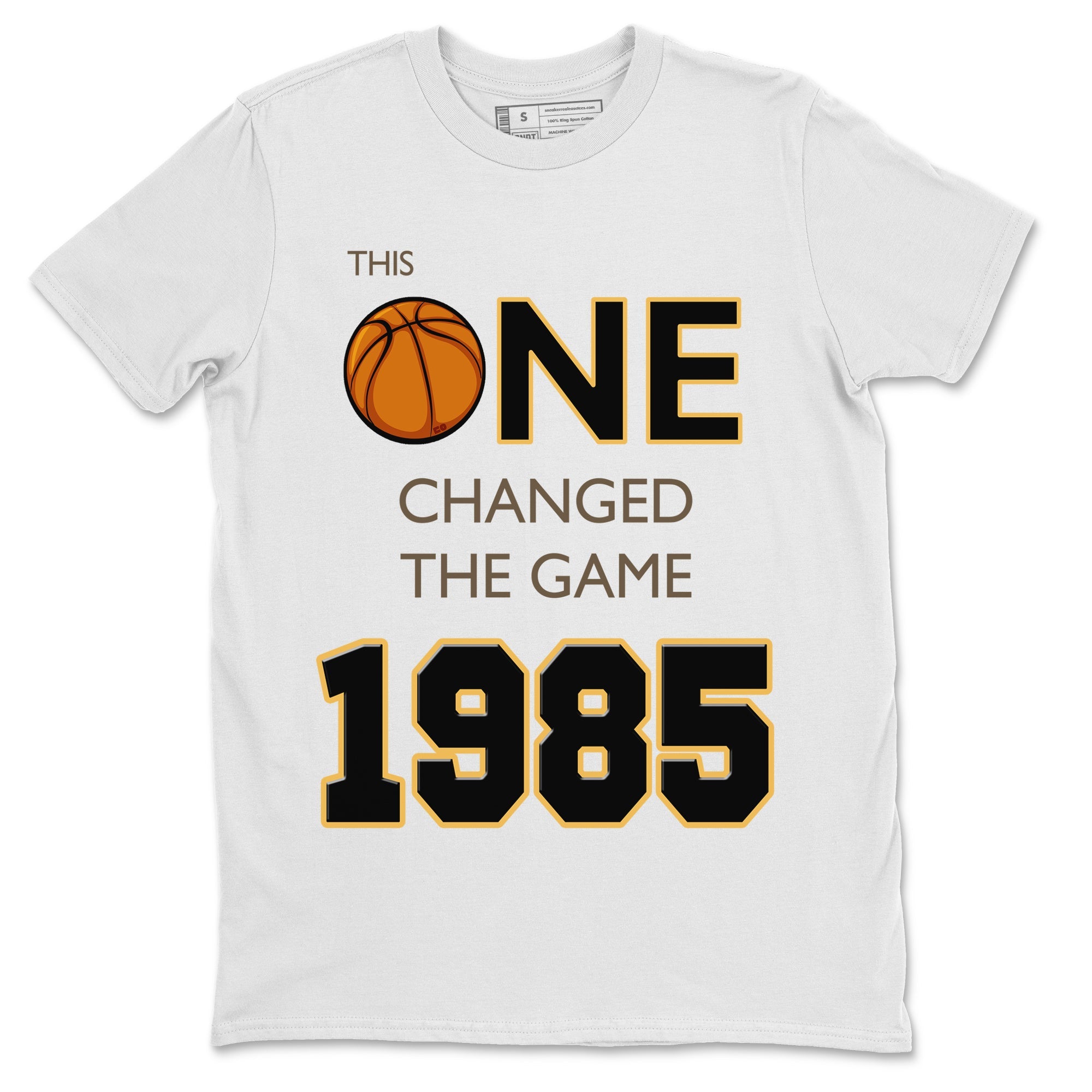 Air Jordan 1 Palomino shirt to match jordans Changed The Game sneaker tees Air Jordan 1 High OG Retro Palomino SNRT Sneaker Release Tees Unisex White 2 T-Shirt