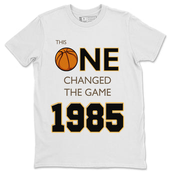 Air Jordan 1 Palomino shirt to match jordans Changed The Game sneaker tees Air Jordan 1 High OG Retro Palomino SNRT Sneaker Release Tees Unisex White 2 T-Shirt