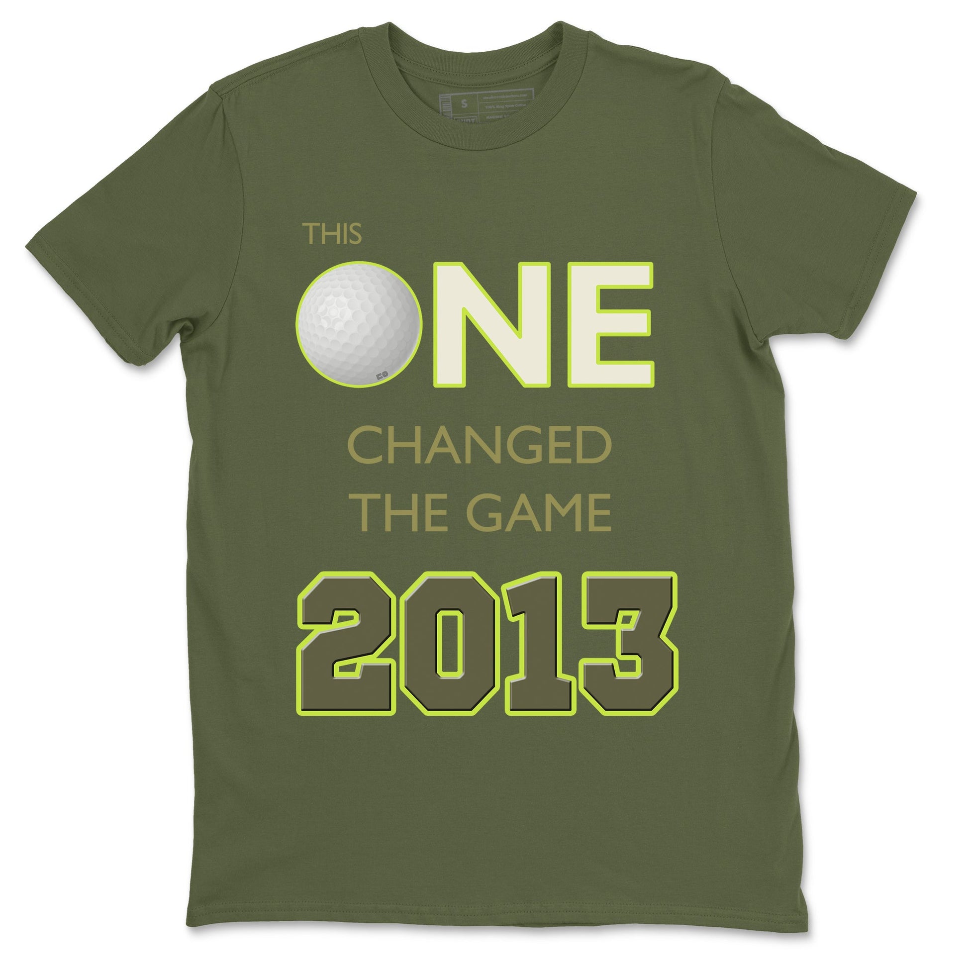 Air Jordan 1 Low X Travis Scott Golf Olive shirt to match jordans Changed The Game sneaker tees Air Jordan 1 Travis Scott Golf Olive SNRT Sneaker Release Tees Unisex Military Green 2 T-Shirt