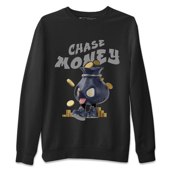 Air Jordan 5 Georgetown shirt to match jordans Chase Money sneaker tees AJ5 Georgetown SNRT Sneaker Release Tees Unisex Black 2 T-Shirt