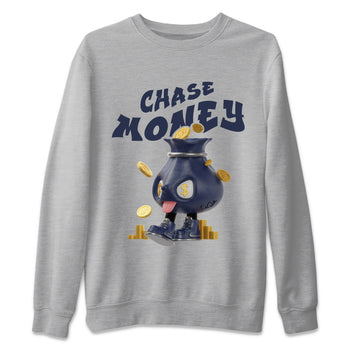 Air Jordan 5 Georgetown shirt to match jordans Chase Money sneaker tees AJ5 Georgetown SNRT Sneaker Release Tees Unisex Heather Grey 2 T-Shirt
