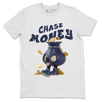 Air Jordan 5 Georgetown shirt to match jordans Chase Money sneaker tees AJ5 Georgetown SNRT Sneaker Release Tees Unisex White 2 T-Shirt