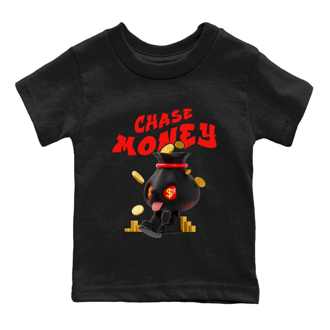 Yeezy 350 Bred shirt to match jordans Chase Money sneaker tees Adidas Yeezy 350 V2 Boost Bred SNRT Sneaker Release Tees Baby Toddler Black 2 T-Shirt