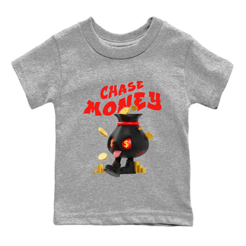 Yeezy 350 Bred shirt to match jordans Chase Money sneaker tees Adidas Yeezy 350 V2 Boost Bred SNRT Sneaker Release Tees Baby Toddler Heather Grey 2 T-Shirt