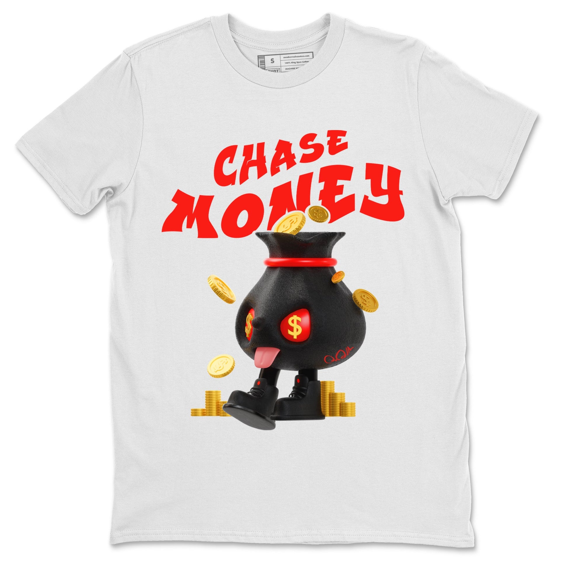 Yeezy 350 Bred shirt to match jordans Chase Money sneaker tees Adidas Yeezy 350 V2 Boost Bred SNRT Sneaker Release Tees Unisex White 2 T-Shirt