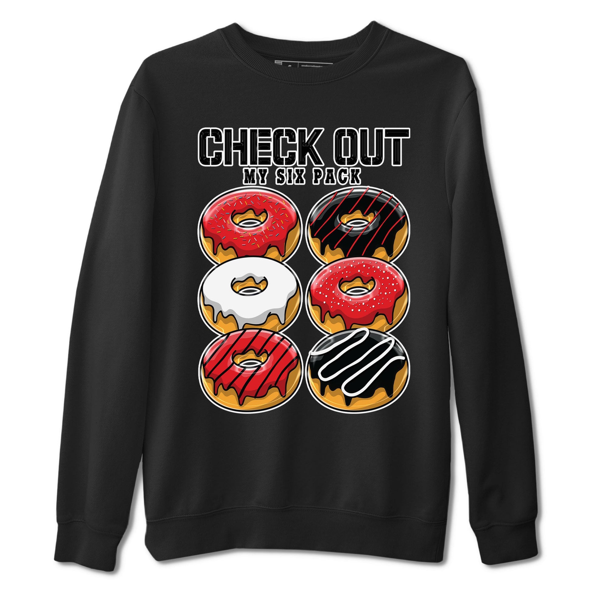 Air Jordan 1 Satin Bred shirt to match jordans Check Out My Six Pack sneaker tees AJ1 Retro Satin Bred SNRT Sneaker Tees Sneaker Matching Clothing Brand Unisex Sneaker Tee Black 2 T-Shirt