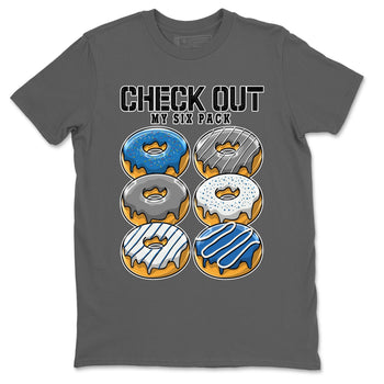 Jordan 1 True Blue Sneaker Match Tees Check Out My Six Pack Sneaker Tees Jordan 1 True Blue Sneaker Release Tees Unisex Shirts