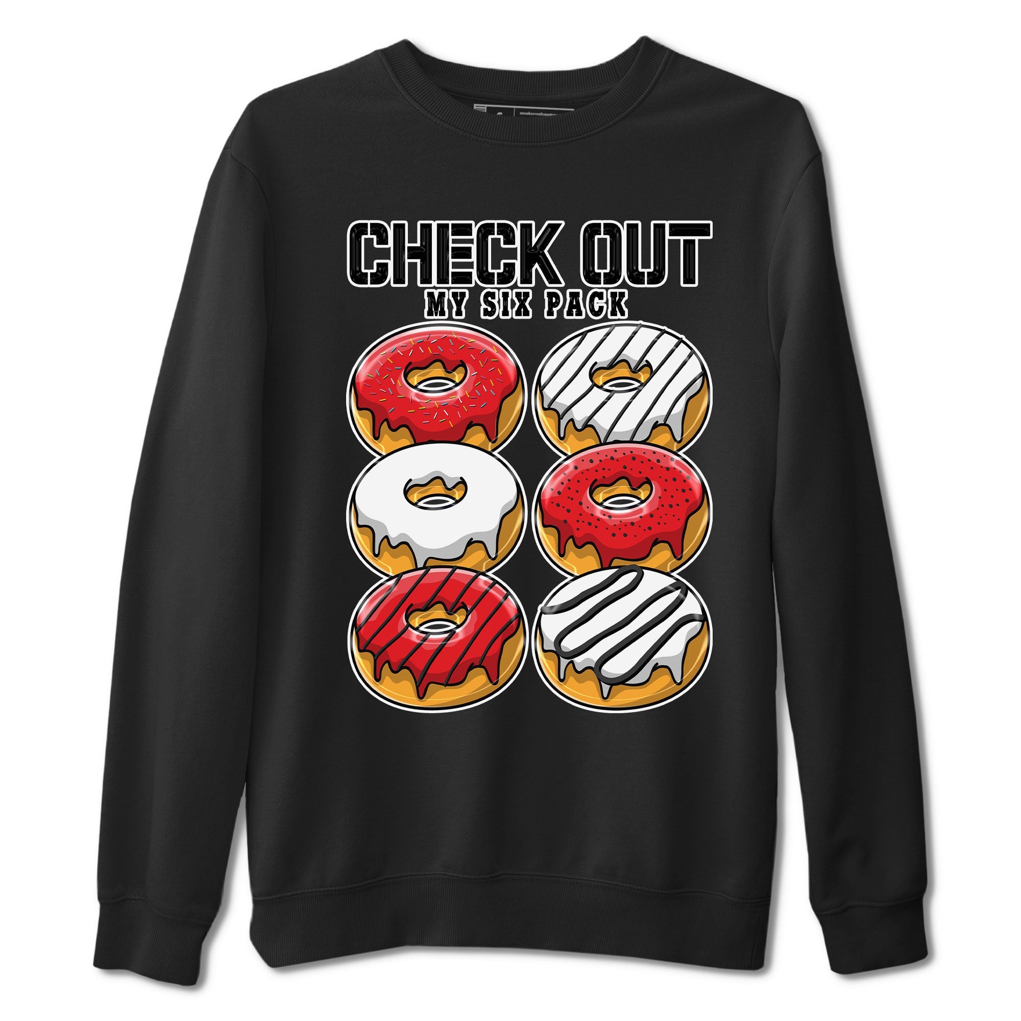Jordan 12 Retro Cherry shirt to match jordans Varsity Red Check Out My Six Pack special sneaker matching tees 12s Cherry SNRT sneaker tees Unisex Black 2 T-Shirt