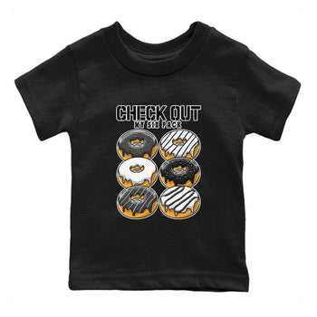 Air Jordan 13 Black Flint Sneaker Match Tees Check Out My Six Pack Sneaker Tees AJ 13s Black Flint Sneaker Release Tees Kids Shirts Black 2