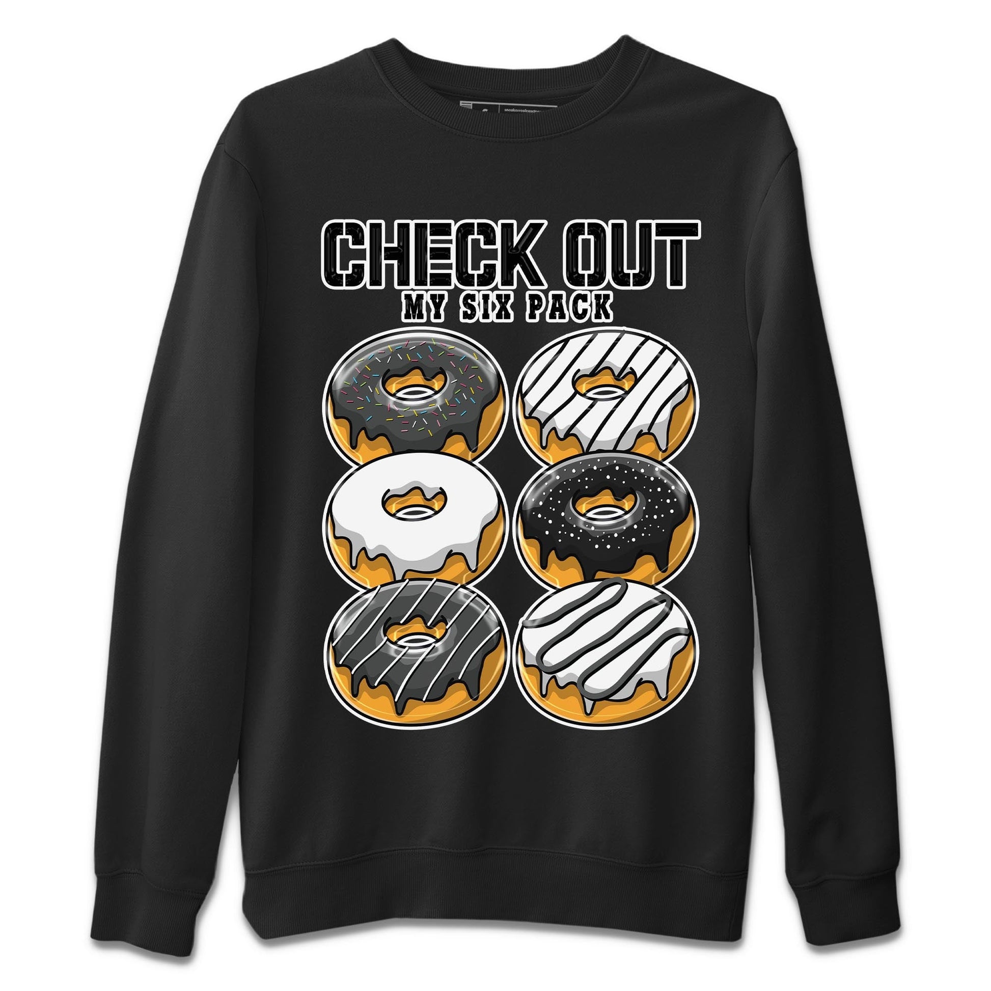 Air Jordan 13 Black Flint Sneaker Match Tees Check Out My Six Pack Sneaker Tees AJ 13s Black Flint Sneaker Release Tees Unisex Shirts Black 2