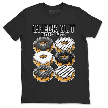Air Jordan 13 Black Flint Sneaker Match Tees Check Out My Six Pack Sneaker Tees AJ 13s Black Flint Sneaker Release Tees Unisex Shirts Black 2