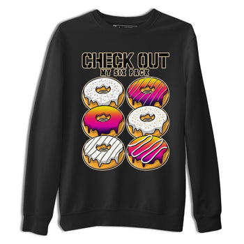 Air Jordan 3 J Balvin shirt to match jordans Check Out My Six Pack sneaker tees Crew Neck Air Jordan 3 X J Balvin SNRT Sneaker Release Tees Unisex Casual Shirts Black 2 T-Shirt
