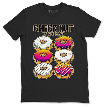 Air Jordan 3 J Balvin shirt to match jordans Check Out My Six Pack sneaker tees Crew Neck Air Jordan 3 X J Balvin SNRT Sneaker Release Tees Unisex Casual Shirts Black 2 T-Shirt