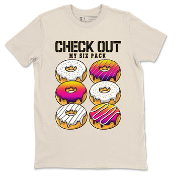 Air Jordan 3 J Balvin shirt to match jordans Check Out My Six Pack sneaker tees Crew Neck Air Jordan 3 X J Balvin SNRT Sneaker Release Tees Unisex Casual Shirts Natural 2 T-Shirt