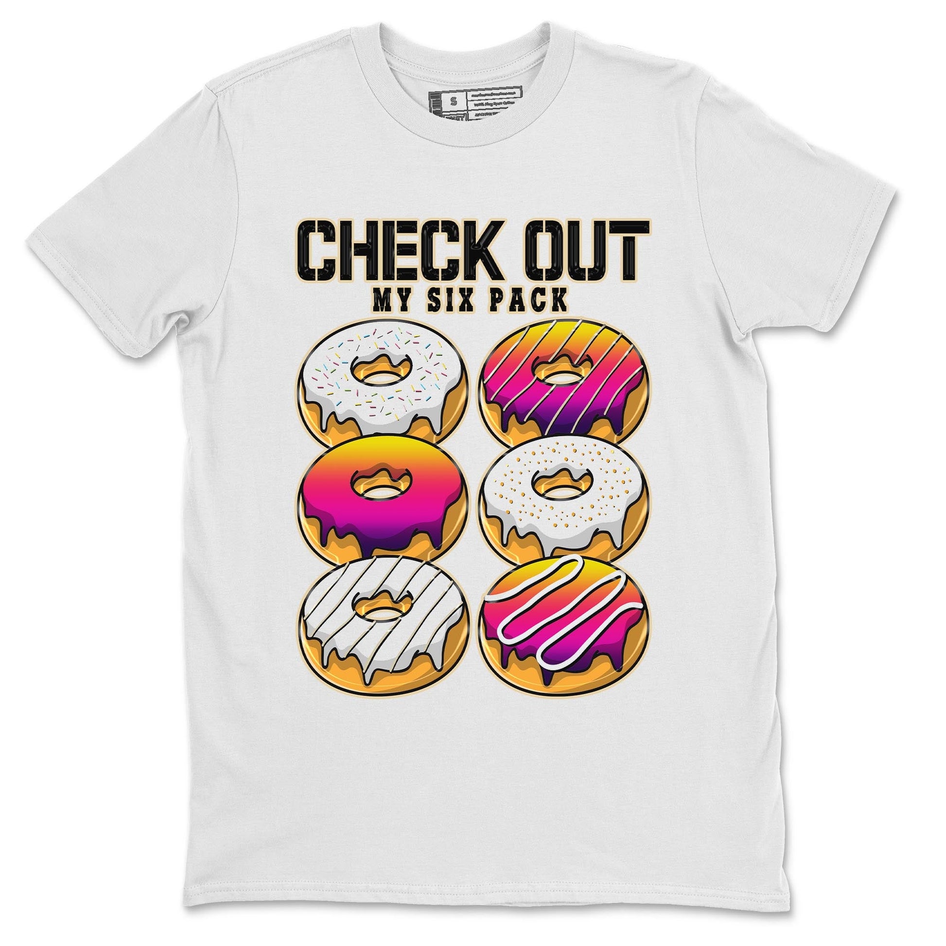 Air Jordan 3 J Balvin shirt to match jordans Check Out My Six Pack sneaker tees Crew Neck Air Jordan 3 X J Balvin SNRT Sneaker Release Tees Unisex Casual Shirts White 2 T-Shirt