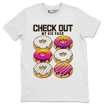 Air Jordan 3 J Balvin shirt to match jordans Check Out My Six Pack sneaker tees Crew Neck Air Jordan 3 X J Balvin SNRT Sneaker Release Tees Unisex Casual Shirts White 2 T-Shirt