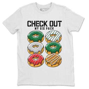 Jordan 4 Pine Green SB Sneaker Match Tees Check Out My Six Pack Sneaker Tees 4s Pine Green Nike SB Sneaker Tees Sneaker Release Shirts Unisex Shirts White 2