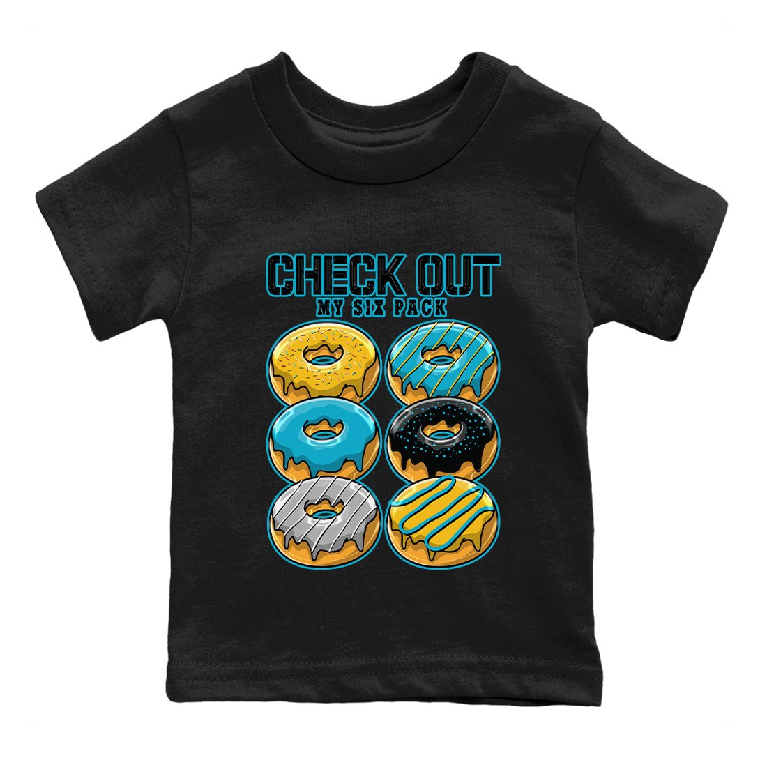 Jordan 5 Aqua Sneaker Match Tees Check Out My Six Pack Sneaker Tees Jordan 5 Aqua Sneaker Release Tees Kids Shirts