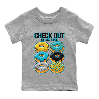 Jordan 5 Aqua Sneaker Match Tees Check Out My Six Pack Sneaker Tees Jordan 5 Aqua Sneaker Release Tees Kids Shirts
