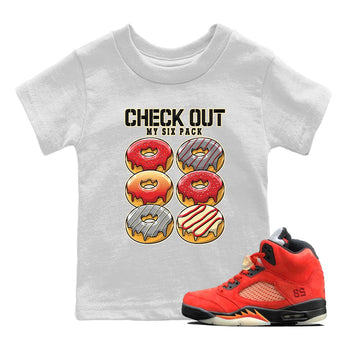 Jordan 5 Mars For Her Sneaker Match Tees Check Out My Six Pack Sneaker Tees Jordan 5 Mars For Her Sneaker Release Tees Kids Shirts
