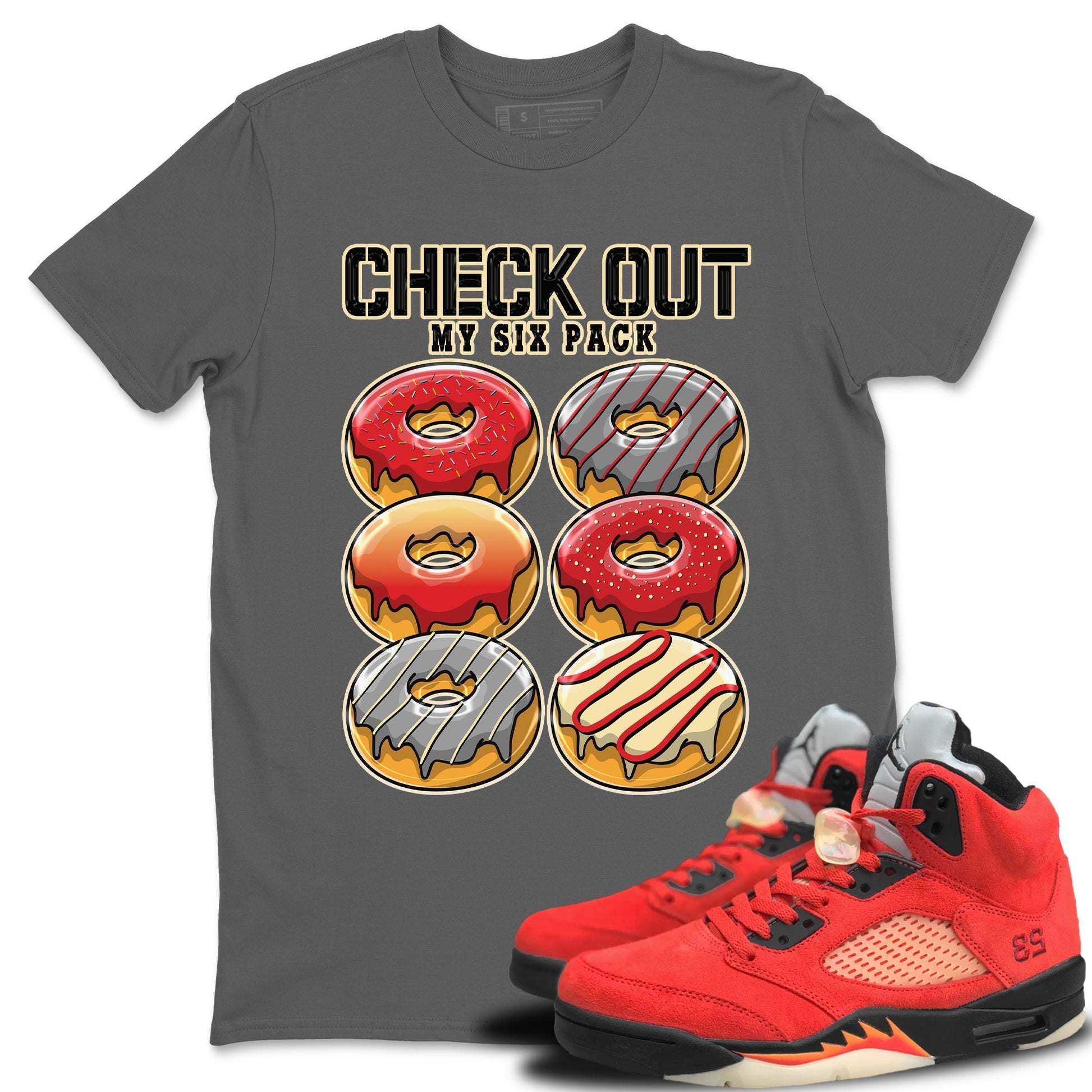 Jordan 5 Mars For Her Sneaker Match Tees Check Out My Six Pack Sneaker Tees Jordan 5 Mars For Her Sneaker Release Tees Unisex Shirts