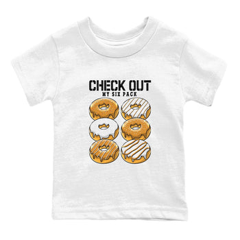 Check Out My Six Pack sneaker match tees to Dark Curry Reverse Curry street fashion brand for shirts to match Jordans SNRT Sneaker Tees Dunk Dark Curry unisex t-shirt White 2 youth shirt