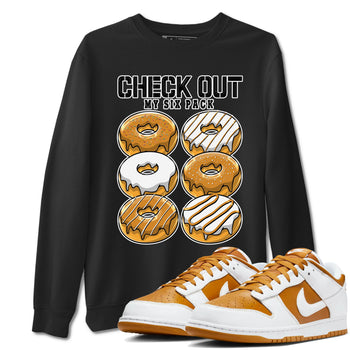 Check Out My Six Pack sneaker match tees to Dark Curry Reverse Curry street fashion brand for shirts to match Jordans SNRT Sneaker Tees Dunk Dark Curry unisex t-shirt Black 1 unisex shirt