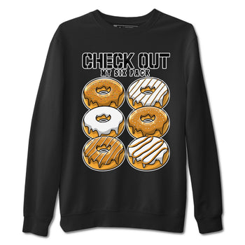 Check Out My Six Pack sneaker match tees to Dark Curry Reverse Curry street fashion brand for shirts to match Jordans SNRT Sneaker Tees Dunk Dark Curry unisex t-shirt Black 2 unisex shirt