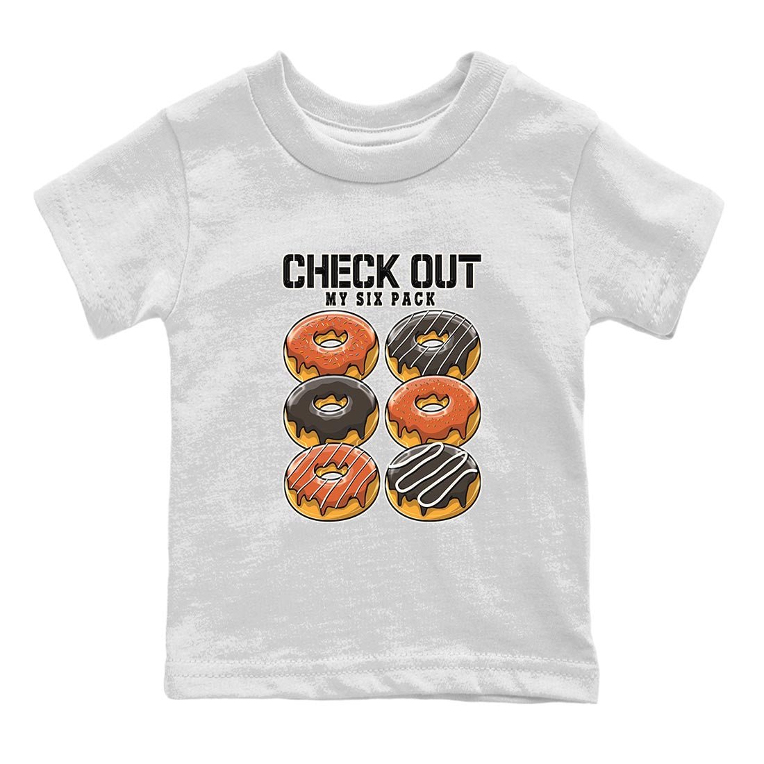 Nike Low Dunk Red Panda shirt to match jordans Check Out My Six Pack sneaker tees Nike Dunk Red Panda SNRT Sneaker Tees Baby Toddler White 2 T-Shirt