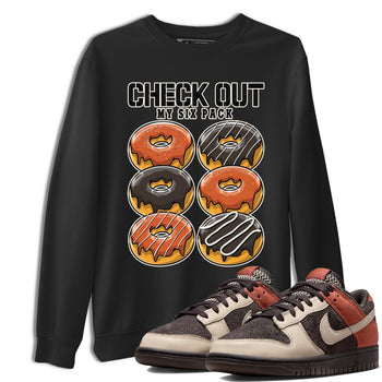 Nike Low Dunk Red Panda shirt to match jordans Check Out My Six Pack sneaker tees Nike Dunk Red Panda SNRT Sneaker Tees Unisex Streetwear Clothing Black 1 T-Shirt