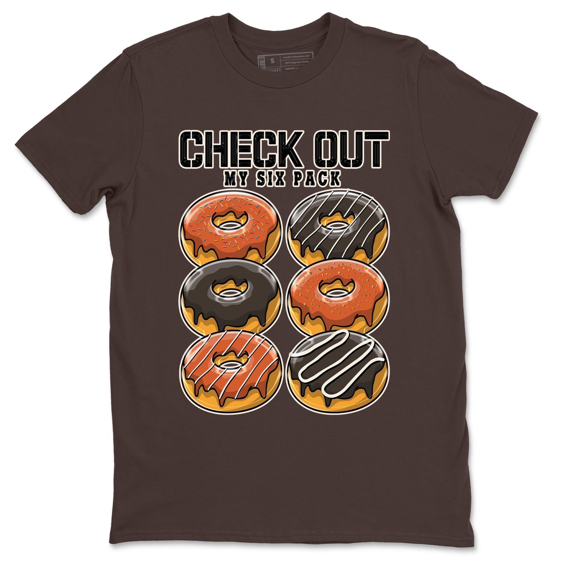 Nike Low Dunk Red Panda shirt to match jordans Check Out My Six Pack sneaker tees Nike Dunk Red Panda SNRT Sneaker Tees Unisex Streetwear Clothing Dark Chocolate 2 T-Shirt