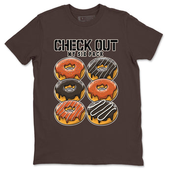 Nike Low Dunk Red Panda shirt to match jordans Check Out My Six Pack sneaker tees Nike Dunk Red Panda SNRT Sneaker Tees Unisex Streetwear Clothing Dark Chocolate 2 T-Shirt