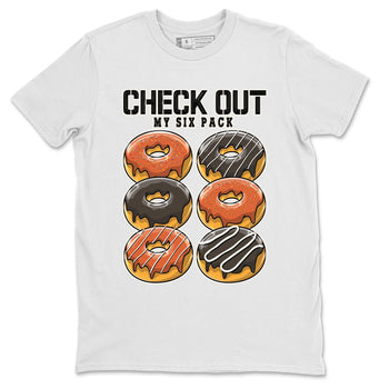 Nike Low Dunk Red Panda shirt to match jordans Check Out My Six Pack sneaker tees Nike Dunk Red Panda SNRT Sneaker Tees Unisex Streetwear Clothing White 2 T-Shirt