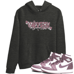 Air Jordan 1 Mauve shirt to match jordans Cheers sneaker tees AJ1 Mauve SNRT Sneaker Tees Sneaker Matching Clothing Brand Unisex Sneaker Tee Charcoal Heather 1 T-Shirt