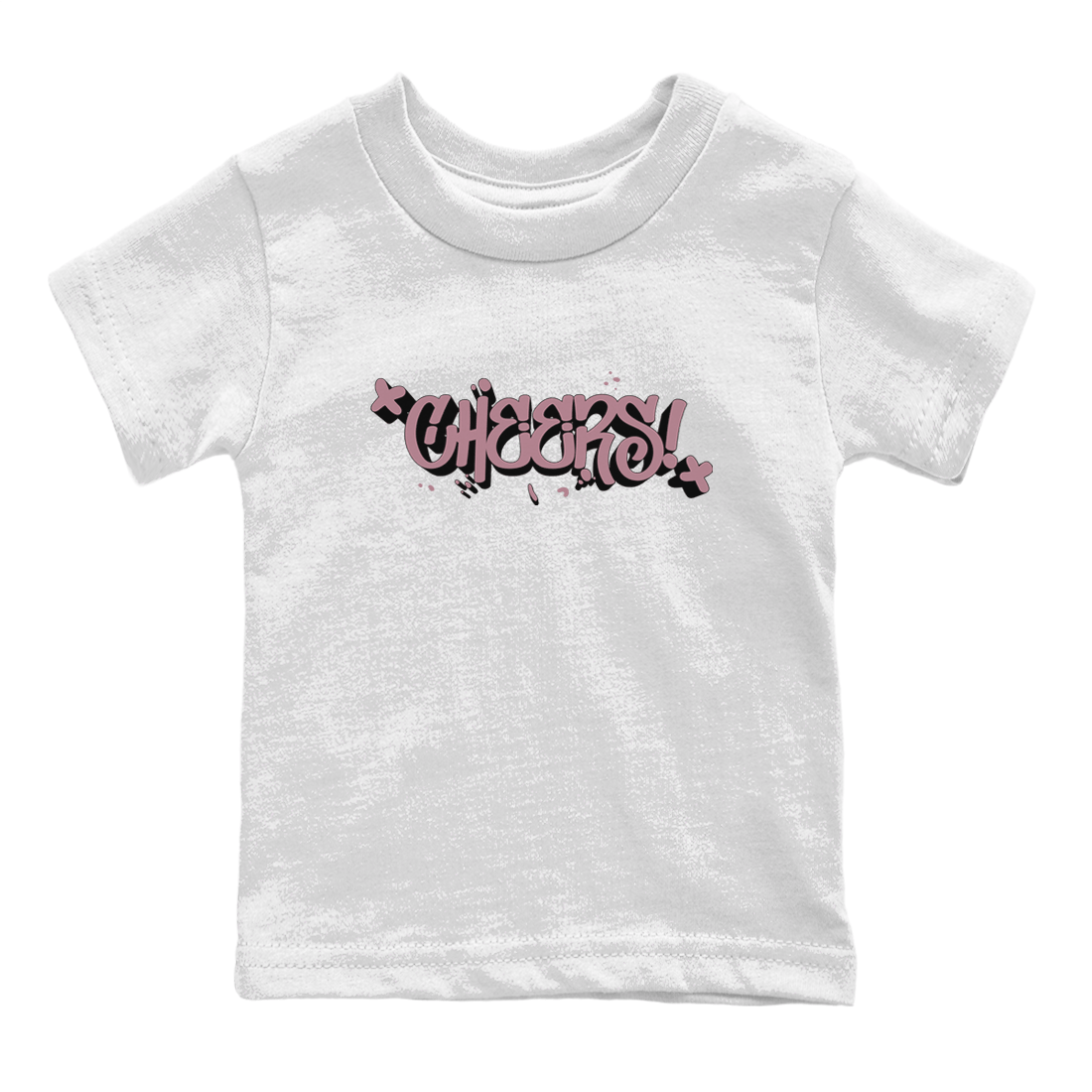 Air Jordan 1 Mauve shirt to match jordans Cheers sneaker tees AJ1 Mauve SNRT Sneaker Tees Sneaker Matching Clothing Brand Baby Toddler White 2 T-Shirt