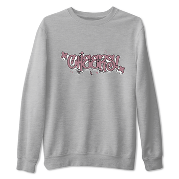 Air Jordan 1 Mauve shirt to match jordans Cheers sneaker tees AJ1 Mauve SNRT Sneaker Tees Sneaker Matching Clothing Brand Unisex Sneaker Tee Heather Grey 2 T-Shirt