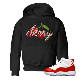 Jordan 11 Cherry Sneaker Match Tees Cherry Sneaker Tees Jordan 11 Cherry Sneaker Release Tees Kids Shirts