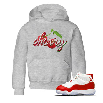 Jordan 11 Cherry Sneaker Match Tees Cherry Sneaker Tees Jordan 11 Cherry Sneaker Release Tees Kids Shirts