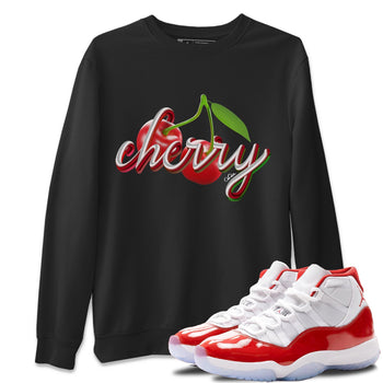 Jordan 11 Cherry Sneaker Match Tees Cherry Sneaker Tees Jordan 11 Cherry Sneaker Release Tees Unisex Shirts