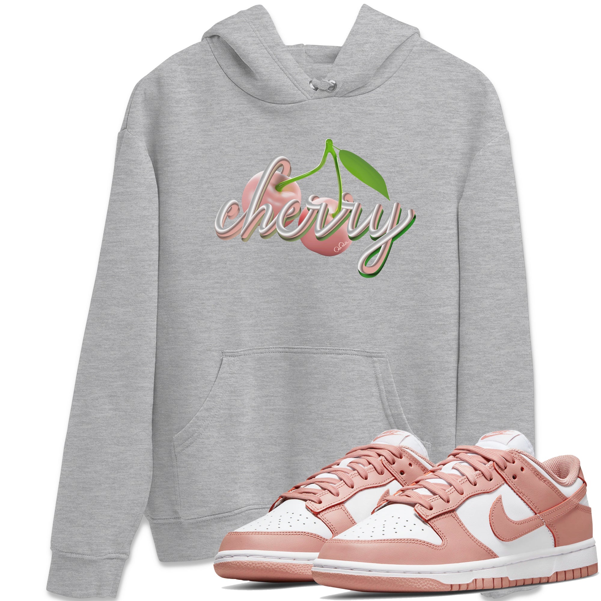 Dunk Rose Whisper shirt to match jordans Cherry sneaker tees Nike Dunk LowRose Whisper SNRT Sneaker Release Tees Unisex Heather Grey 1 T-Shirt