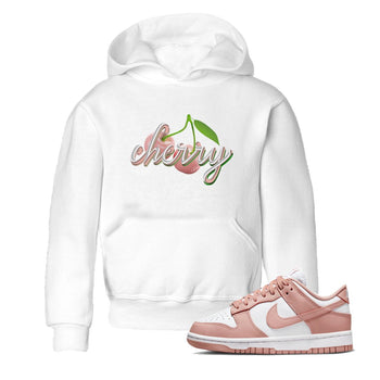 Dunk Rose Whisper shirt to match jordans Cherry sneaker tees Nike Dunk LowRose Whisper SNRT Sneaker Release Tees Baby Toddler White 1 T-Shirt