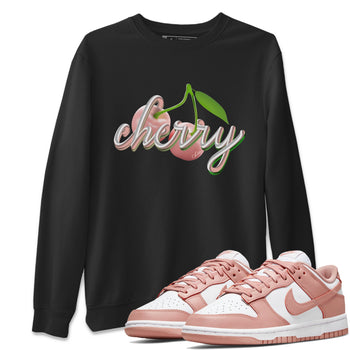 Dunk Rose Whisper shirt to match jordans Cherry sneaker tees Nike Dunk LowRose Whisper SNRT Sneaker Release Tees Unisex Black 1 T-Shirt