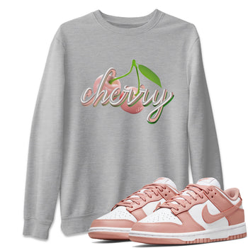 Dunk Rose Whisper shirt to match jordans Cherry sneaker tees Nike Dunk LowRose Whisper SNRT Sneaker Release Tees Unisex Heather Grey 1 T-Shirt