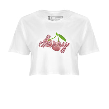 Dunk Valentines Day 2024 shirt to match jordans Cherry sneaker tees Dunk Happy Valentines Day 2024 SNRT Sneaker Release Tees White 2 Crop T-Shirt