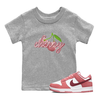 Dunk Valentines Day 2024 shirt to match jordans Cherry sneaker tees Dunk Happy Valentines Day 2024 SNRT Sneaker Release Tees Baby Toddler Heather Grey 1 T-Shirt