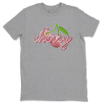 Dunk Valentines Day 2024 shirt to match jordans Cherry sneaker tees Dunk Happy Valentines Day 2024 SNRT Sneaker Release Tees Unisex Heather Grey 2 T-Shirt