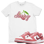 Dunk Valentines Day 2024 shirt to match jordans Cherry sneaker tees Dunk Happy Valentines Day 2024 SNRT Sneaker Release Tees Unisex White 1 T-Shirt
