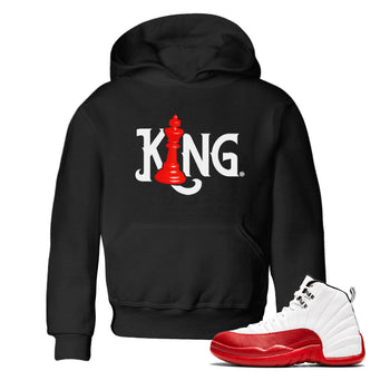 12s Cherry shirt to match jordans Chess King sneaker tees AJ12 Retro Cherry SNRT sneaker release tees baby toddler Black 1 cotton Shirt