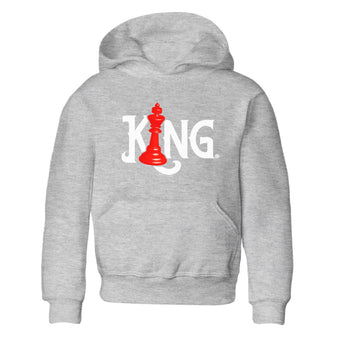 12s Cherry shirt to match jordans Chess King sneaker tees AJ12 Retro Cherry SNRT sneaker release tees baby toddler Heather Grey 2 cotton Shirt